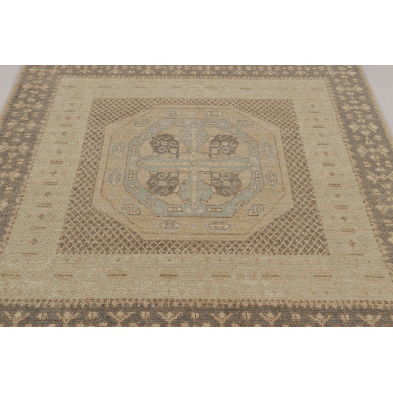 Burano One-of-a-Kind 6'0X6'0 Hand Knotted Area Rug