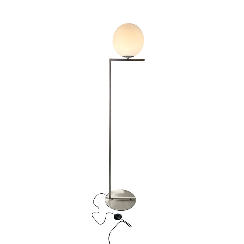 Carlyle 62 " Floor Lamp, Nickel