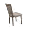Chaise d'appoint rembourrée (ensemble de 2)