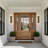 Zoey LED Wall Sconce with Natural Black & Gold Marble, Backlit Design + Downlight, 3-CCT, Dimmable, Wet Rated, ADA-331042727