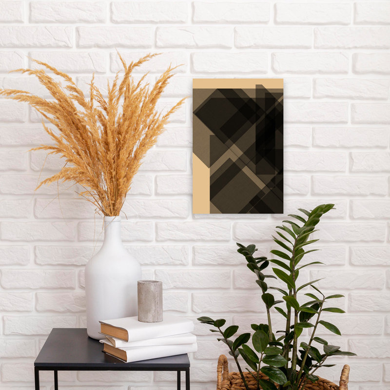 Art contemporain contemporain abstrait, 18" H x 12" W