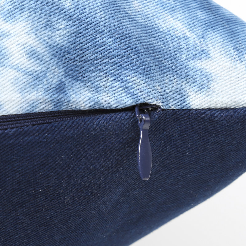 Hand Deyed Indigo Blue Pillow