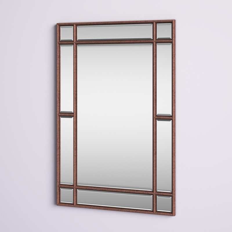 Adinel Engineered Wood Mirror, Bronze, 30" H x 20" W