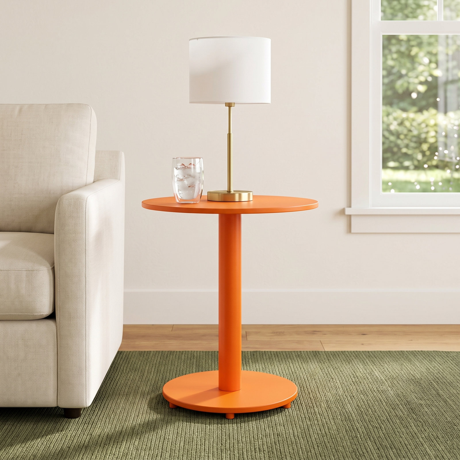 Staccato End Table, Orange