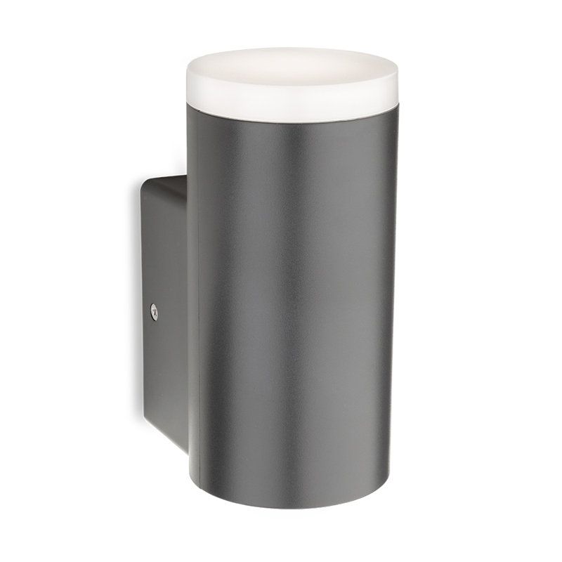 15.5cm H Integrated LED Outdoor Armed Sconce