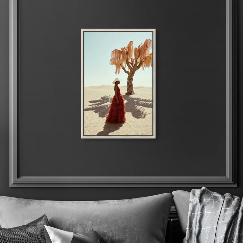 Cowgirl Couture Print by Oliver Gal, 11"H x 16"W, Silver Floater Frame