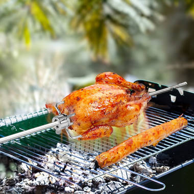 Flat Rotisserie Basket – Hasty Bake Charcoal Grills