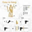 Décoration murale en métal Lady Justice Statue minimaliste moderne abstrait décoration murale-94208081-94208080