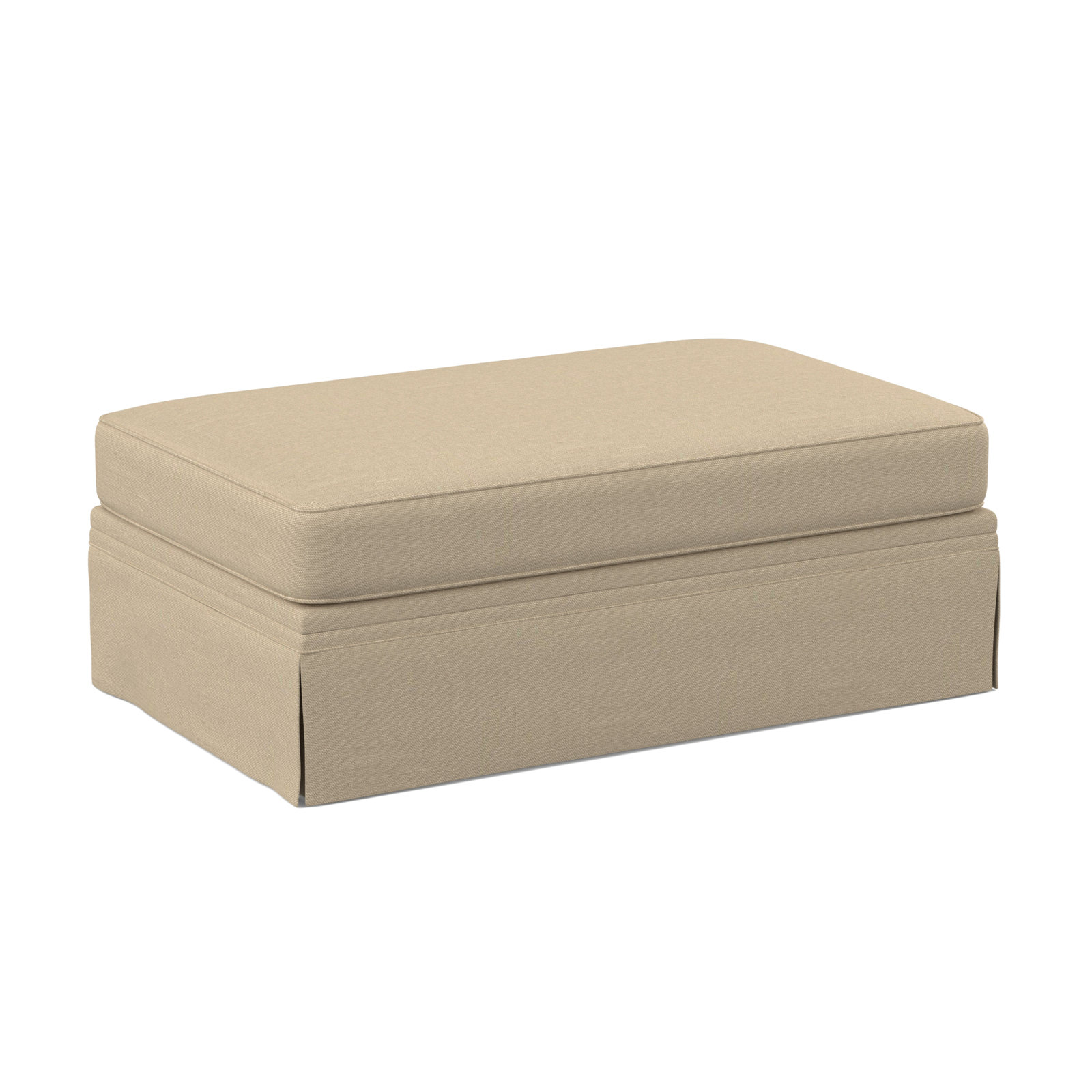 Shelby 47" Ottoman, Bayou Stone Canvas