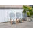 Diane 9pc FSC Certified Teak and Resin Outdoor Patio Dining Set-88419696