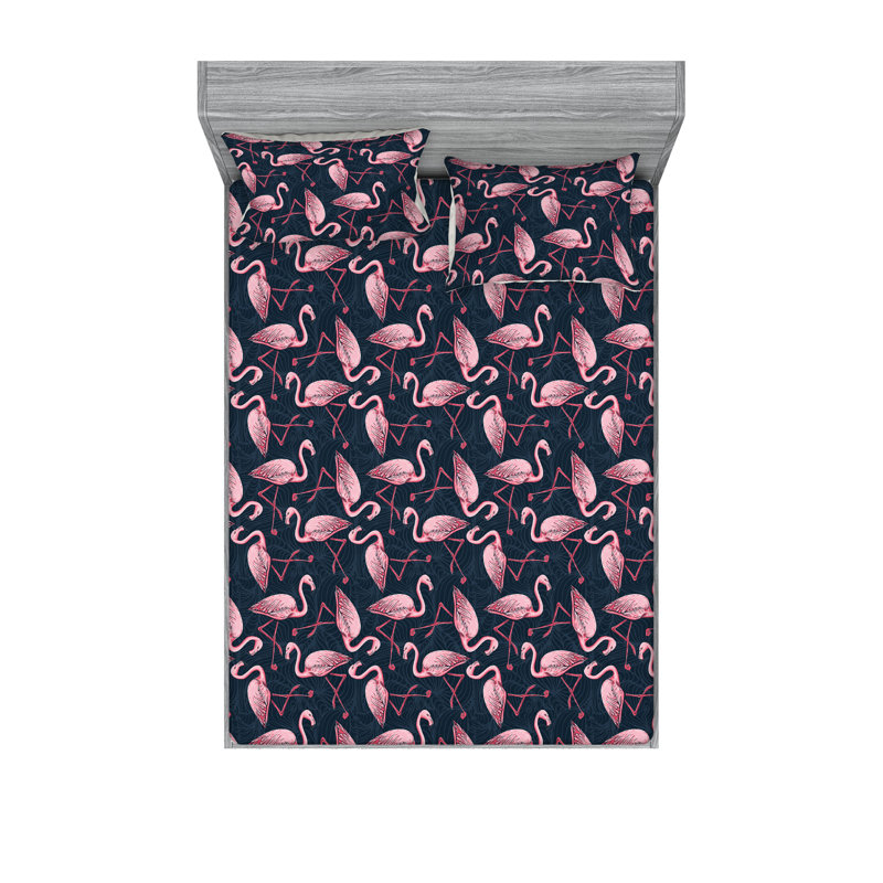 Drap-housse et taies décoratives Ambesonne, Ensemble de draps pour très grand lit californien
