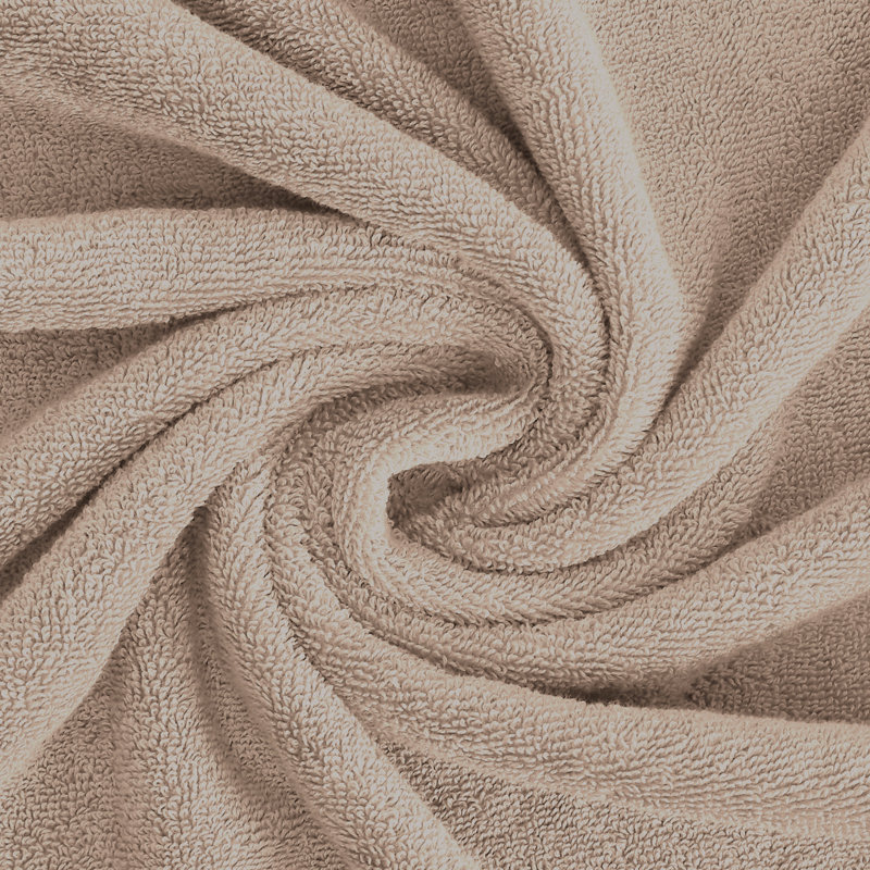 Cotton Bath Towel Set of 6, 600 GSM Ultra Soft Highly Absorbent 2 Bath Towels, 2 Hand Towels & 2 Washcloth, Linen