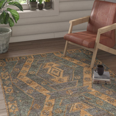 Tapis naturel en jute / sisal tissé à plat à la main Travis