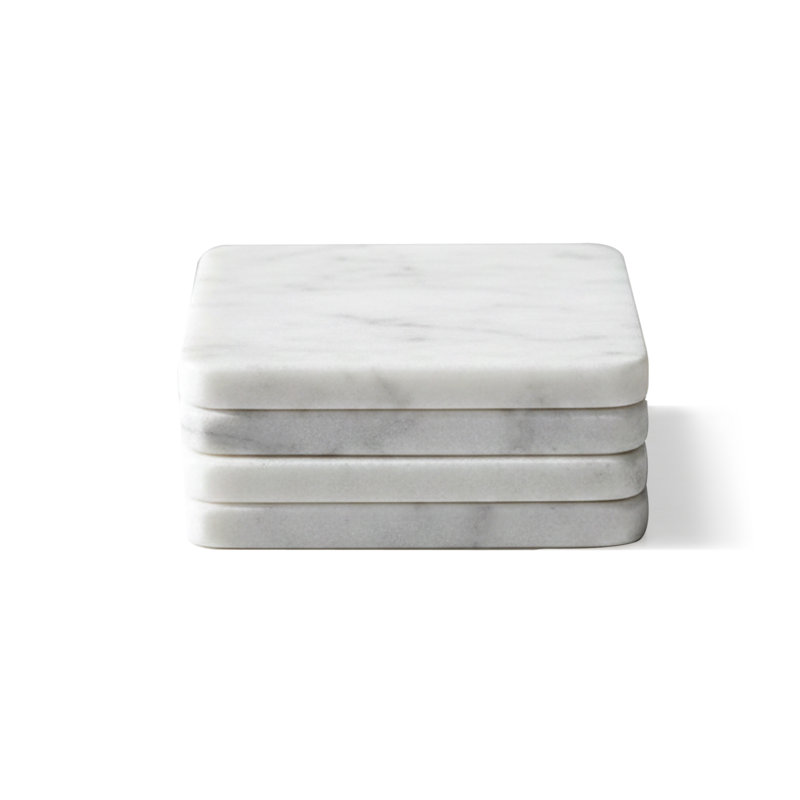 Les sous-verres en marbre blanc de 4 po nusteel (ensemble de 4) sont fabriqués à partir de pierre naturelle véritable, alliant durabilité et élégance. Conçus pour protéger les surfaces contre les déversements et les taches, ils rehaussent tout comptoir de cuisine ou table avec une touche élégante et luxueuse.