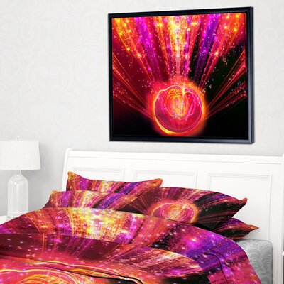 Shining Radical Blast with Magic Ball' Framed Graphic Art Print on Wrapped Canvas -  East Urban Home, ERNH4184 46700551