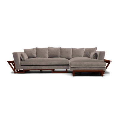 LRG Upholstered L-Shaped Sectional Right Hand Facing
