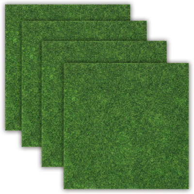 4 PCS Artificial Grass Miniature Fairy Garden Grass 6 X 6 Inches...