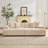 94.5” Wide Modern Style Tufted Sofa-372584047