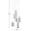 Luminaire suspendu cylindrique 6 lumières Song