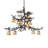 Durrin 12 - Light Dimmable Geometric Chandelier