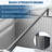 12x10 FT Metal Storage Shed, Galvanized Steel Waterproof Garden House w/ Lockable Doors & Vents for Backyard Tools-125252237