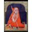 Maha Periyava | Couleurs traditionnelles avec or 24 carats | Avec cadre