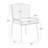 Ayjai Upholstered Full Back Side Chair in Gray