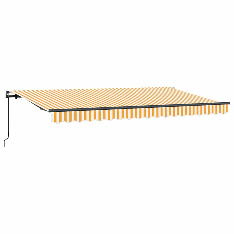 VidaXL 400cm W x 200cm D Polyester Cover Retractable Door / Window Awning