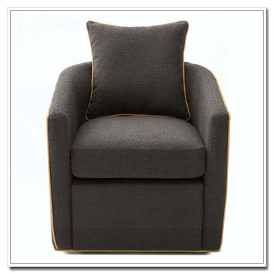 Fauteuil pivotant rembourré Fauteuil club