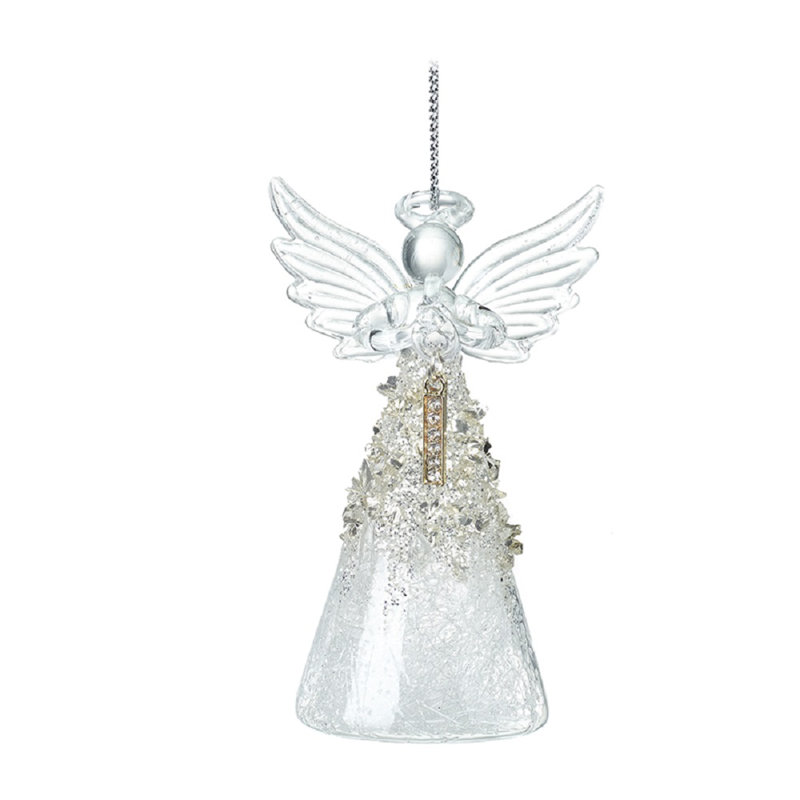 Mcdaniel 9cm Glass Hanging Figurine Ornament