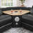 Modern Multifunctional Recliners With Storage And Bluetooth, Black