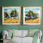 Paysage jaune doux I - cadre photo, reproduction d'art-494023528-494023521-495566750