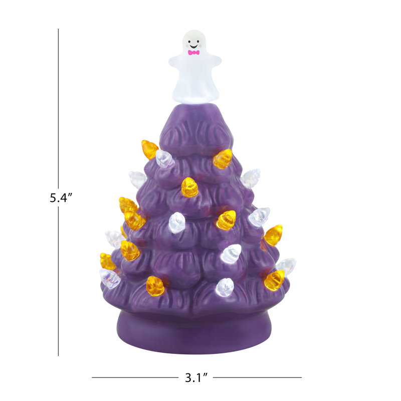 Mini Halloween Trees - Purple