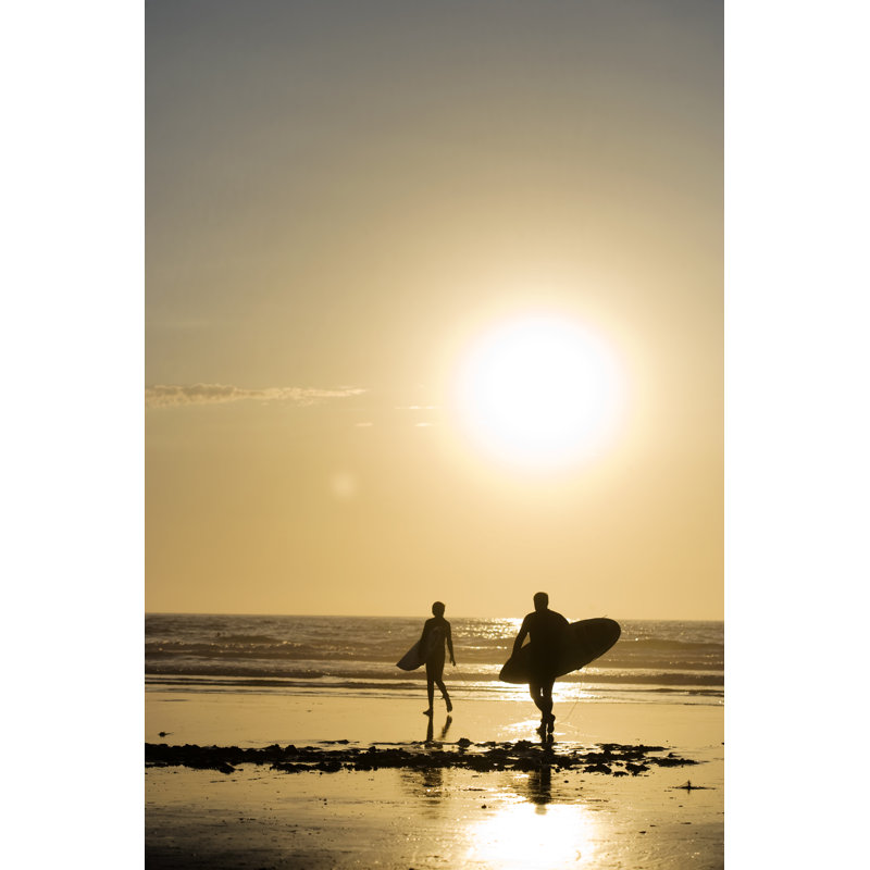 Endless summer surfers Wall Art on Canvas, 46cm H x 30cm W