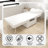 Convertible 4-in-1 Sofa Bed: Modern Foldable Ottoman Sleeper With Adjustable Backrest For Living Room Or Small Apartment, 36" Width - White