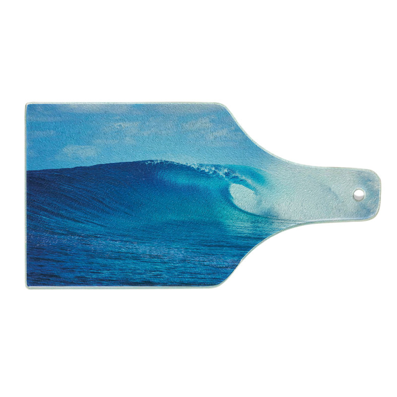 Planche à découper en verre trempé Ambesonne Ocean