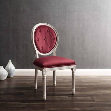 WF7481 Louis XVI Fabric King Louis Back Side Chair (Set of 2