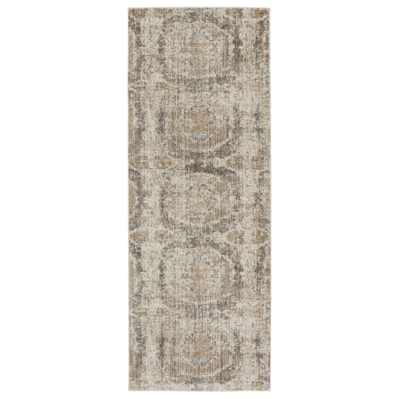 Tapis gris Tatiana, Tapis de couloir 3 pi x 8 pi