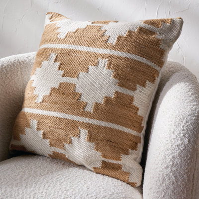 Indoor / Outdoor Geometric Square Cushion