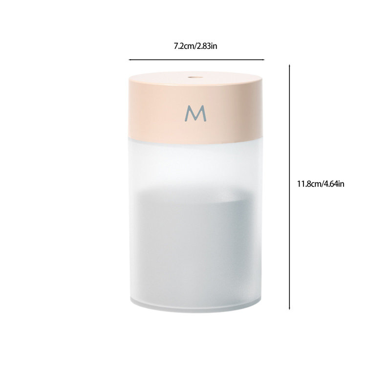 Mini-purificateur d'humidification de nuit, Pink