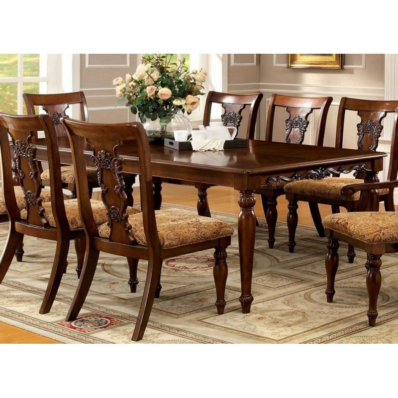 Mohn Walnut Solid Wood Dining Table
