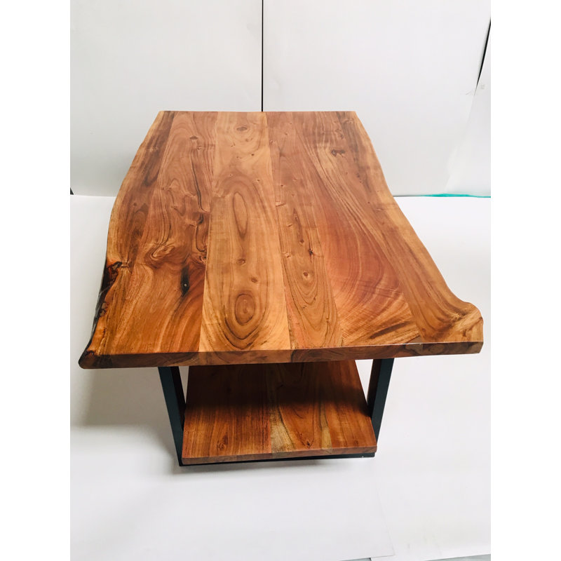 Galilee Solid Wood Top Coffee Table