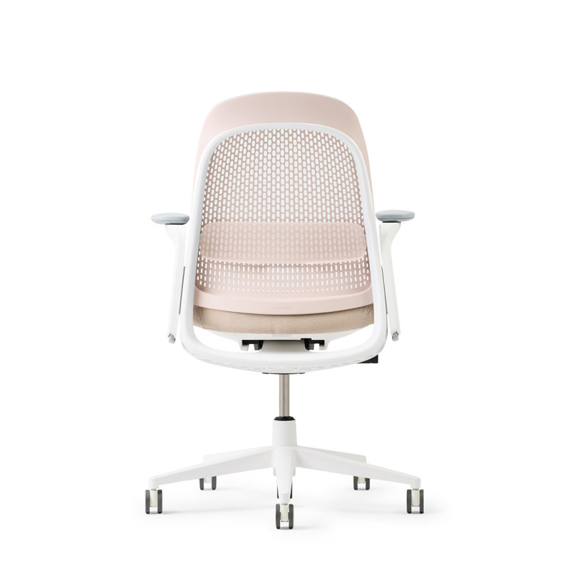 Haworth Breck Office Chair, Blush, White