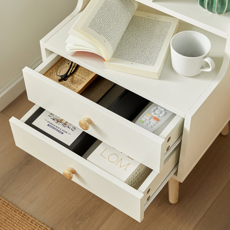 Ruckman 43cm W Bedside Table