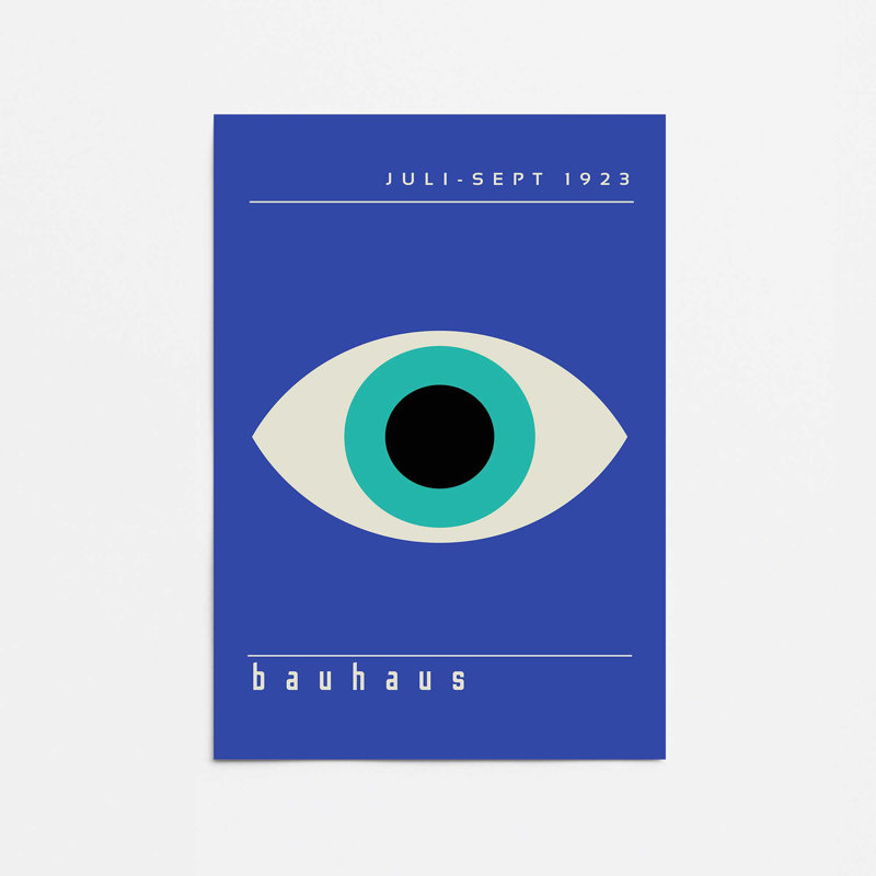 «The Bauhaus Eye», impression roulée, H 10 po x l 8 po