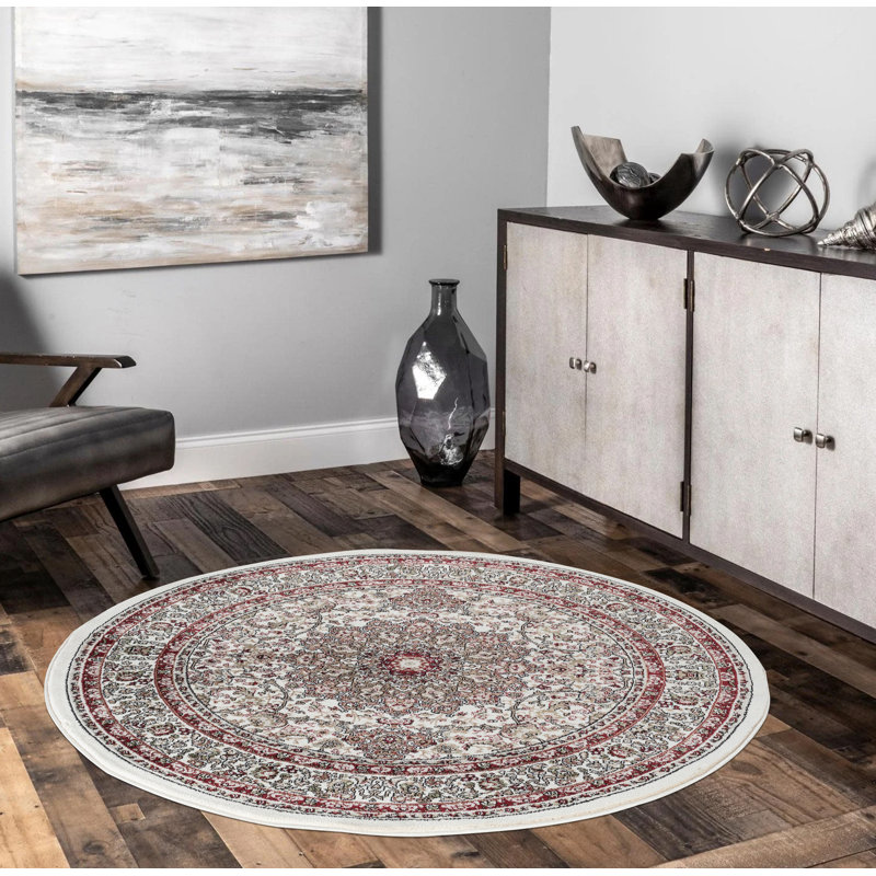 Sevanna Oriental Indoor Rug, Round 5'2"
