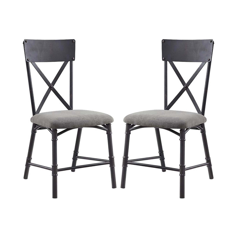 Ensemble de 2 chaises de salle à manger avec coussin de siège et Y