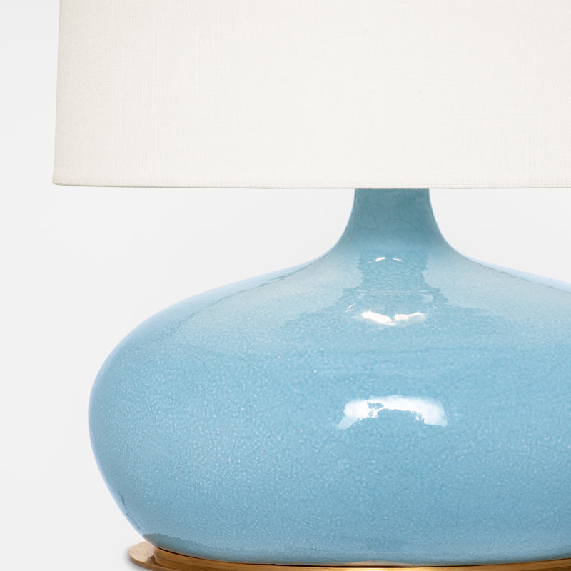 Olinda Table Lamp, Crackled Robin