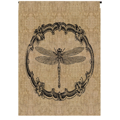 Drapeau de jardin libellule
