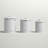 Ceramic / Porcelain Canister - Set of 3